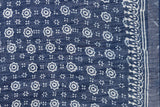 Indigo Linen Hand Block Saree