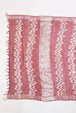 Georgia Peach Linen Hand Block Saree