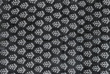 Black Linen Hand Block Saree