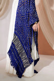 Royal Blue - Pure Modal Silk Bandhani Barbag Dupatta with Zari Lagdi Patta