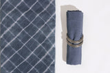 Grey - Kota Doria Bagru Hand Block Printed Saree