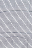 Grey - Kota Doria Bagru Hand Block Printed Saree
