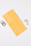 Yellow - Kota Doria Bagru Hand Block Printed Saree