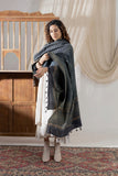 Ajrakh Hand Block Printed - Handloom Woolen Dupatta