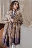 Ajrakh Hand Block Printed - Handloom Woolen Dupatta